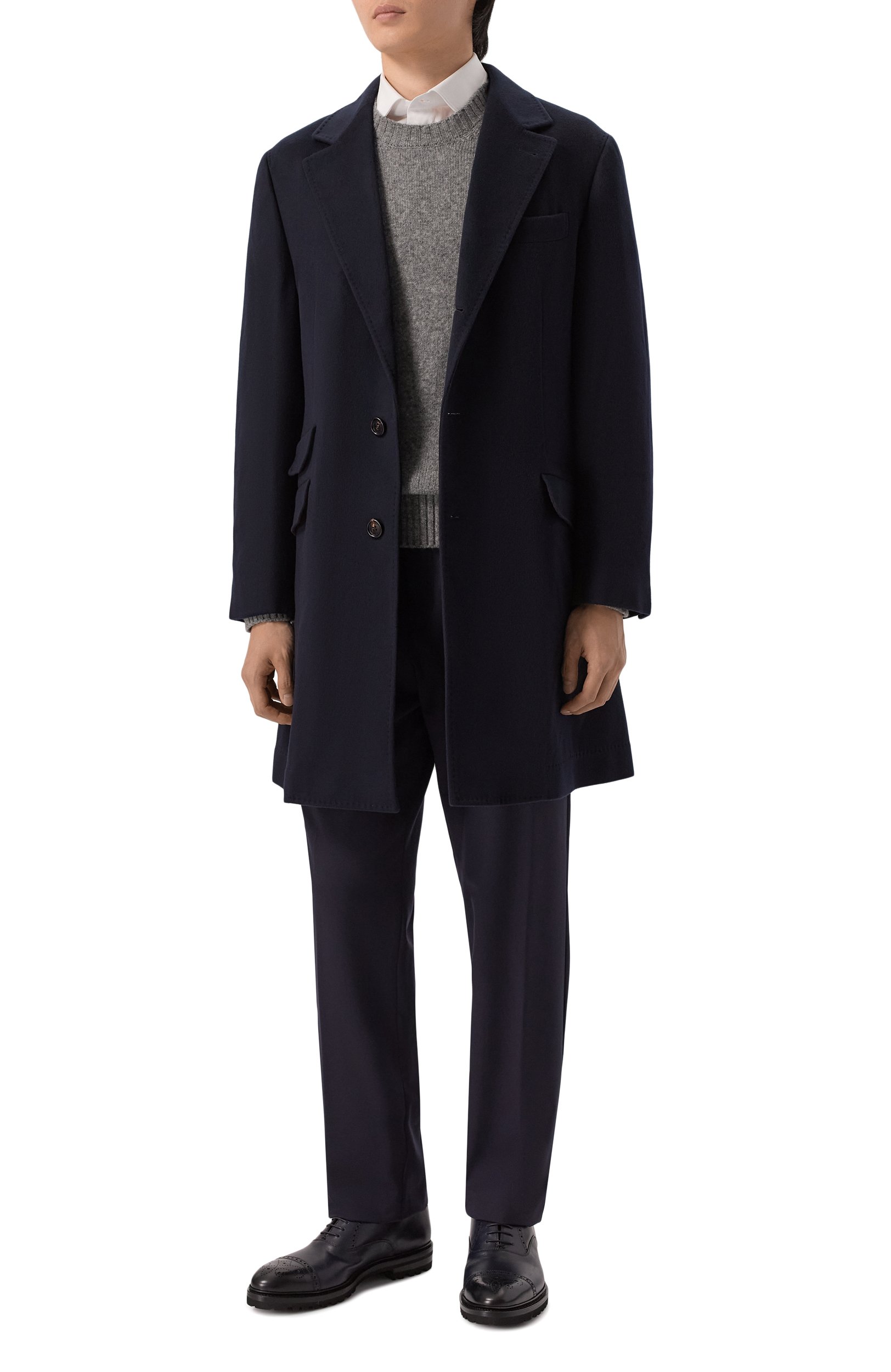 Кожаные оксфорды KITON, арт. USSA526N00100, фото 2