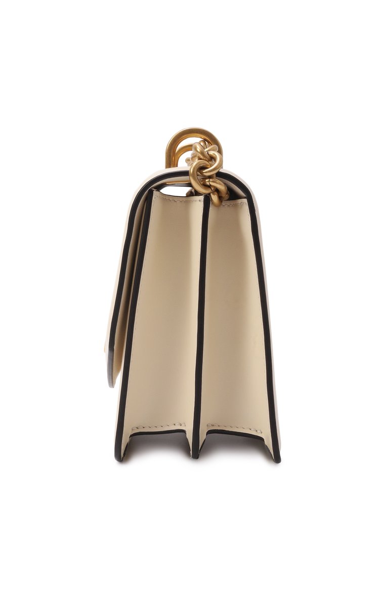 Женская сумка vain small VALENTINO кремового цвета, арт. 6W2B0R17/GCB | Фото 4 (Размер: small; Материал: Натуральная кожа; Автоматизация состава: Проставлено; Автоматизация ТО: Проставлено)