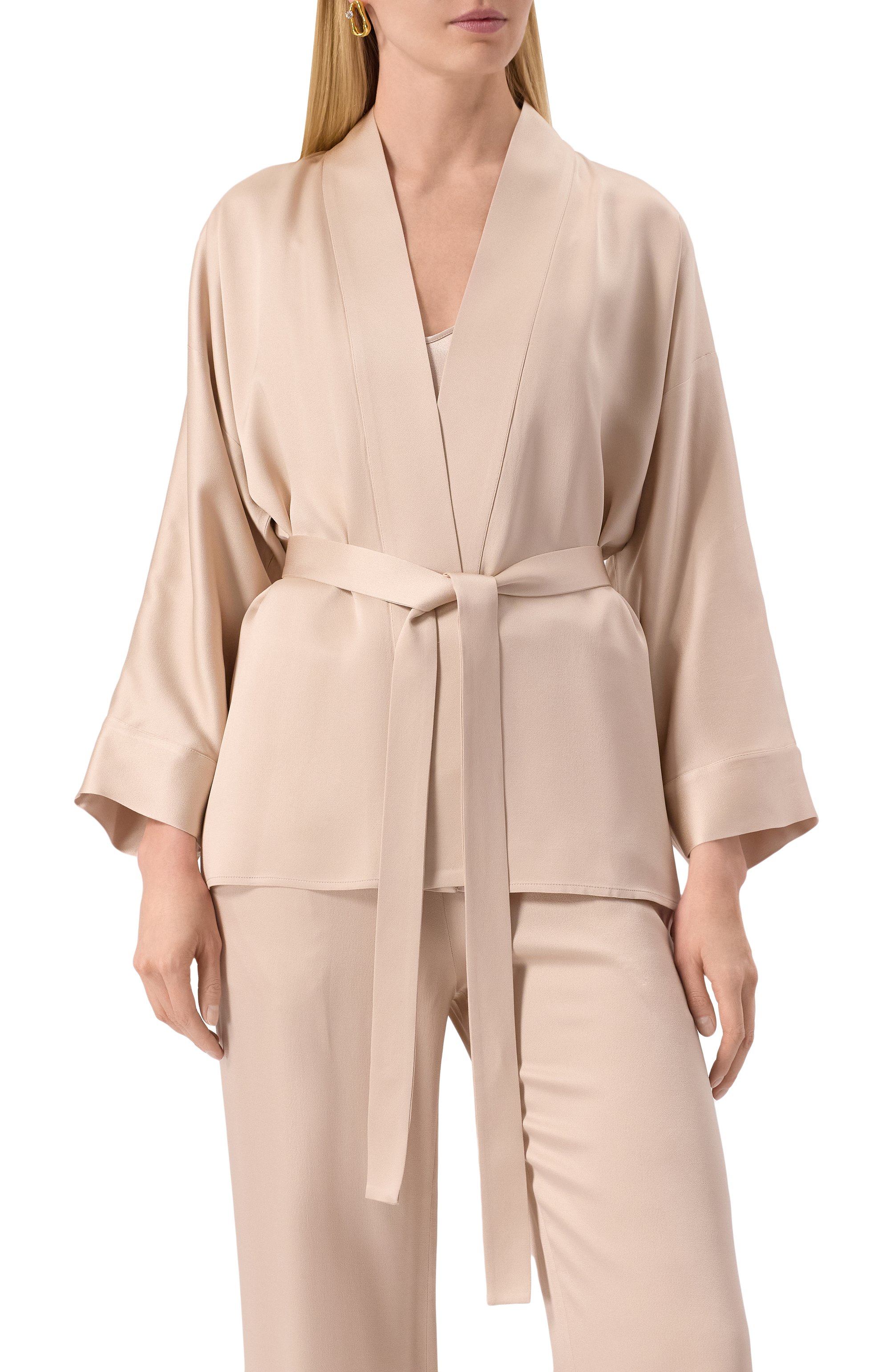 Атласное кимоно ANTONELLI FIRENZE, арт. N3883/355C, фото 3