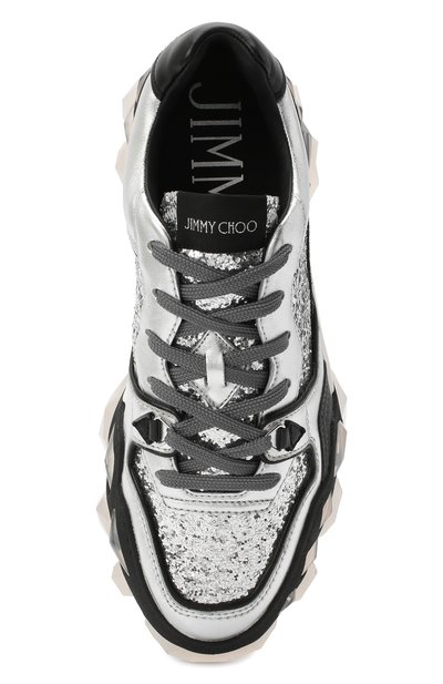 Комбинированные кроссовки diamond JIMMY CHOO, арт. DIAM0ND X TRAINER/F/0IT, фото 5