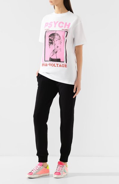 Хлопковая футболка MCQ SWALLOW, арт. 583305/R0T10, фото 2