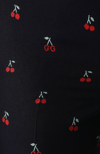 Брюки из смеси хлопка и шерсти GUCCI черного цвета по цене 79950 руб., арт. 523574/ZABMY, фото 5 Брюки из смеси хлопка и шерсти GUCCI, арт. 523574/ZABMY, фото 5