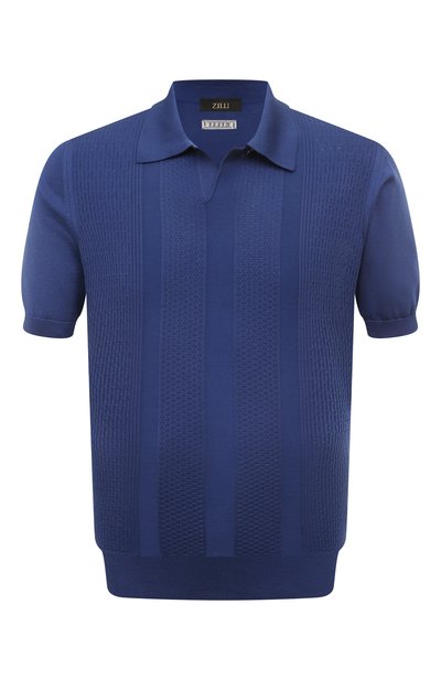 Мужская шелковое поло ZILLI, арт. KVNSP2M0640VVL000