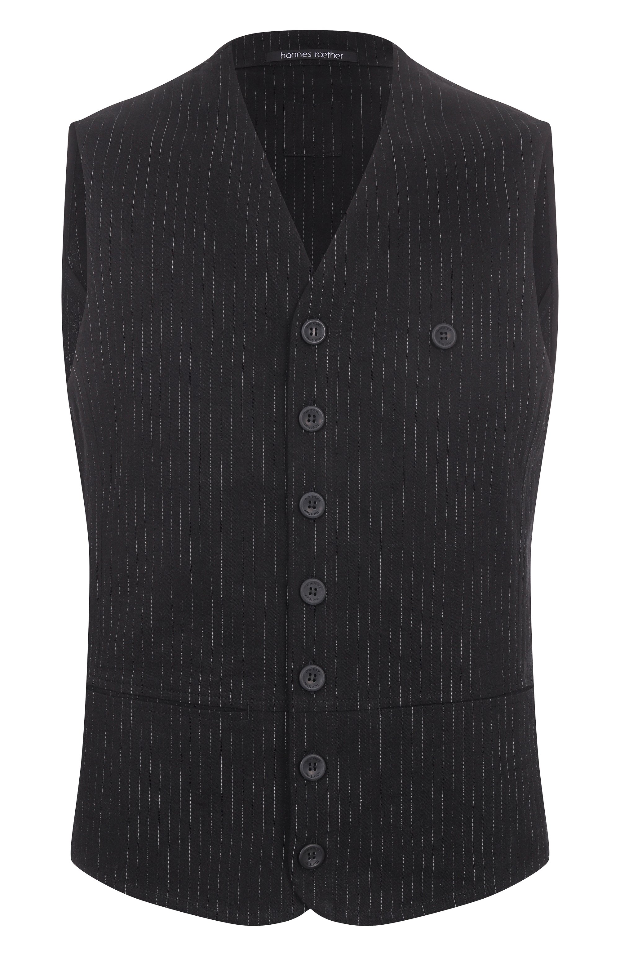 Жилет из хлопка и льна HANNES ROETHER, арт. WE26SPER.5111/, фото 1