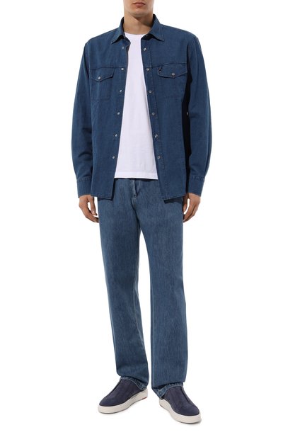 Замшевые кеды cleanic SANTONI, арт. MBCG21995BARTFEA, фото 2