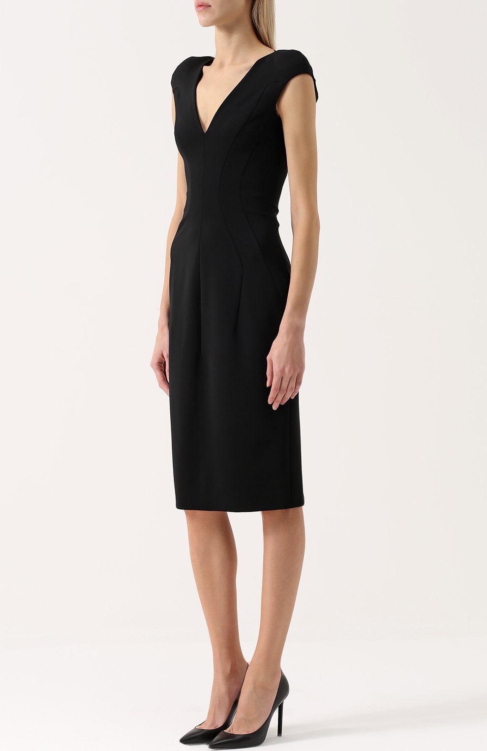 Облегающее платье с v-образным вырезом TOM FORD, арт. ABJ048/FAX021, фото 3