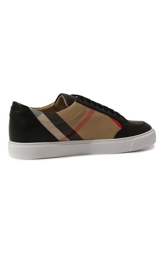 Комбинированные кеды New Salmond Burberry 8057508 Чёрный  8057508 Фото 5