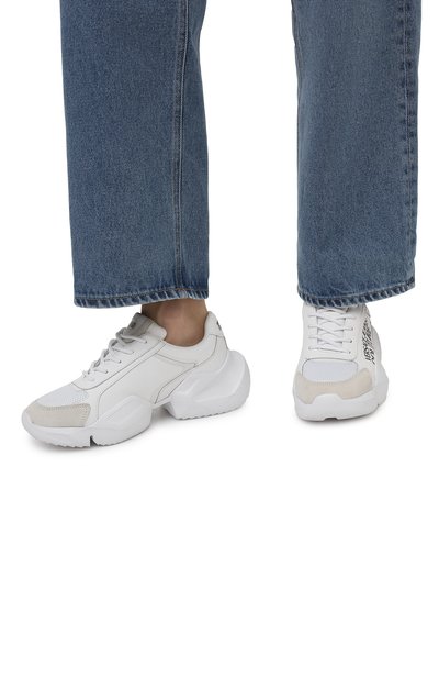 Комбинированные кроссовки VERSACE JEANS COUTURE, арт. 71VA3SU3-F0ND0 GRAVITY DIS. SU3 SUEDE/ZP019, фото 3