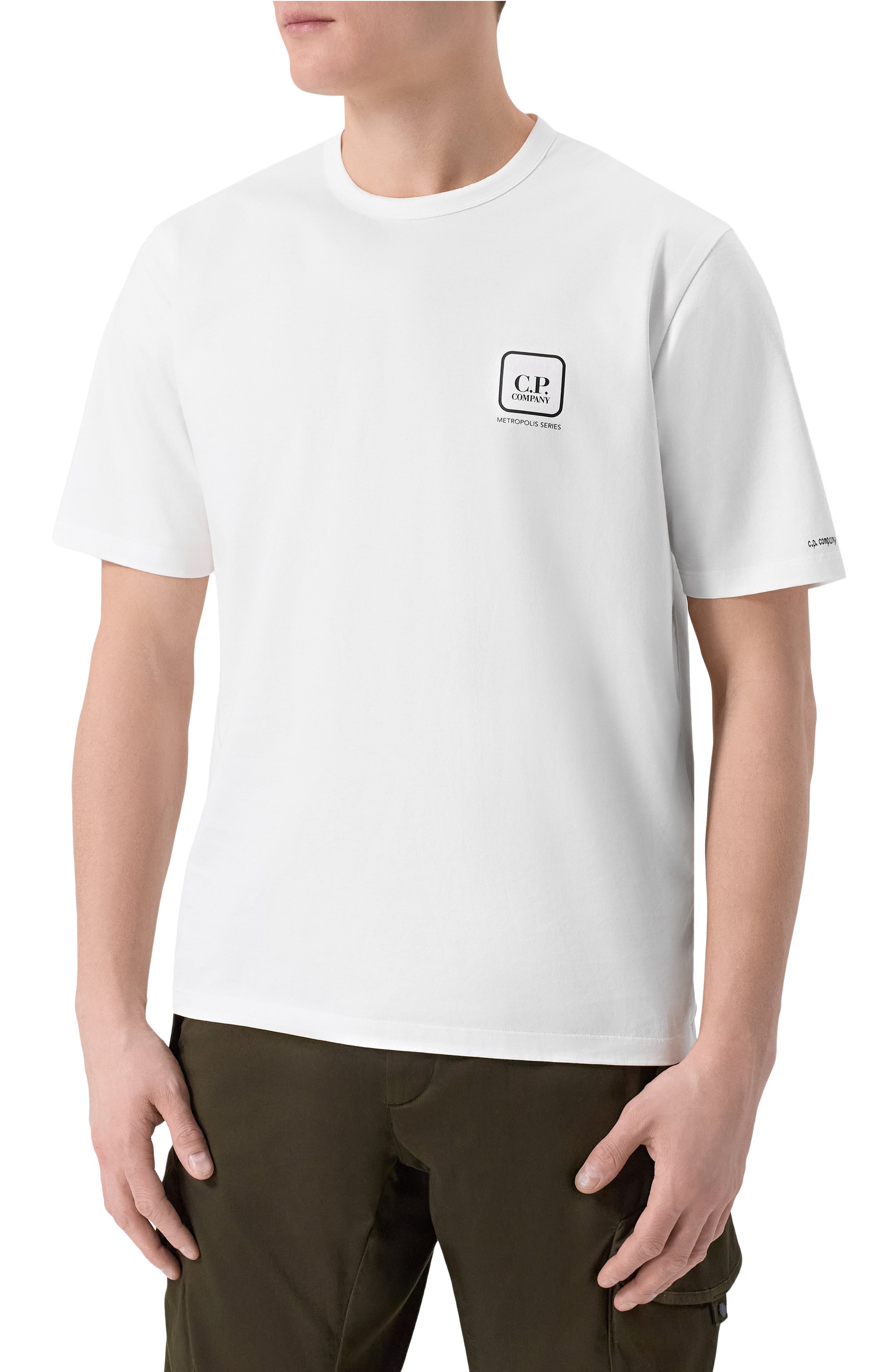 Хлопковая футболка C.P. COMPANY, арт. 20CLTS057A/006370W, фото 3