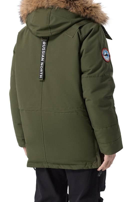 Пуховая парка CHILL с меховой отделкой Arctic Explorer CHILL_HKI Хаки  CHILL_HKI Фото 4