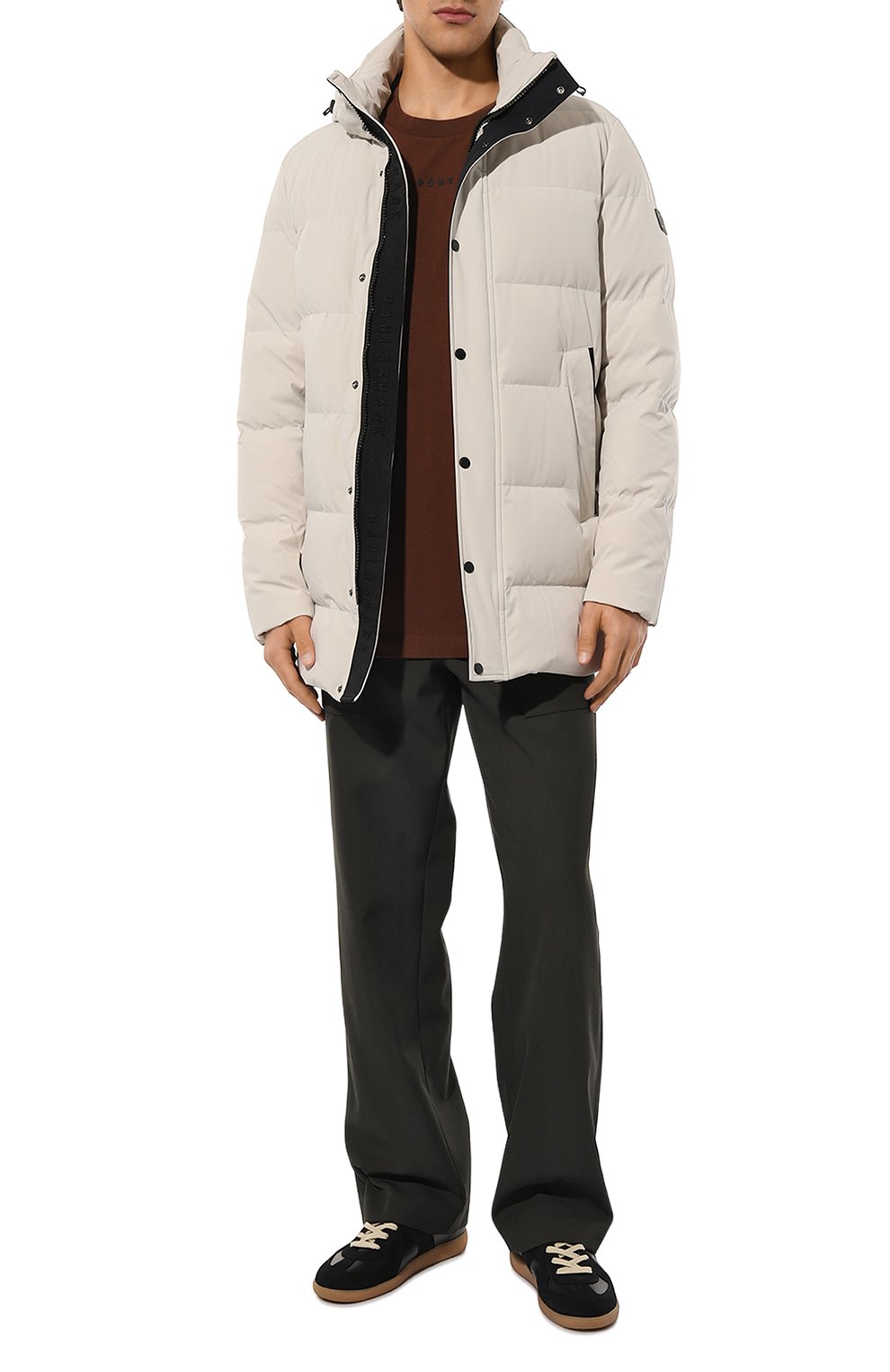 Пуховик PAUL&SHARK светло-бежевого цвета по цене 86350 руб., арт. 13312008, фото 2 Пуховик PAUL&SHARK, арт. 13312008, фото 2