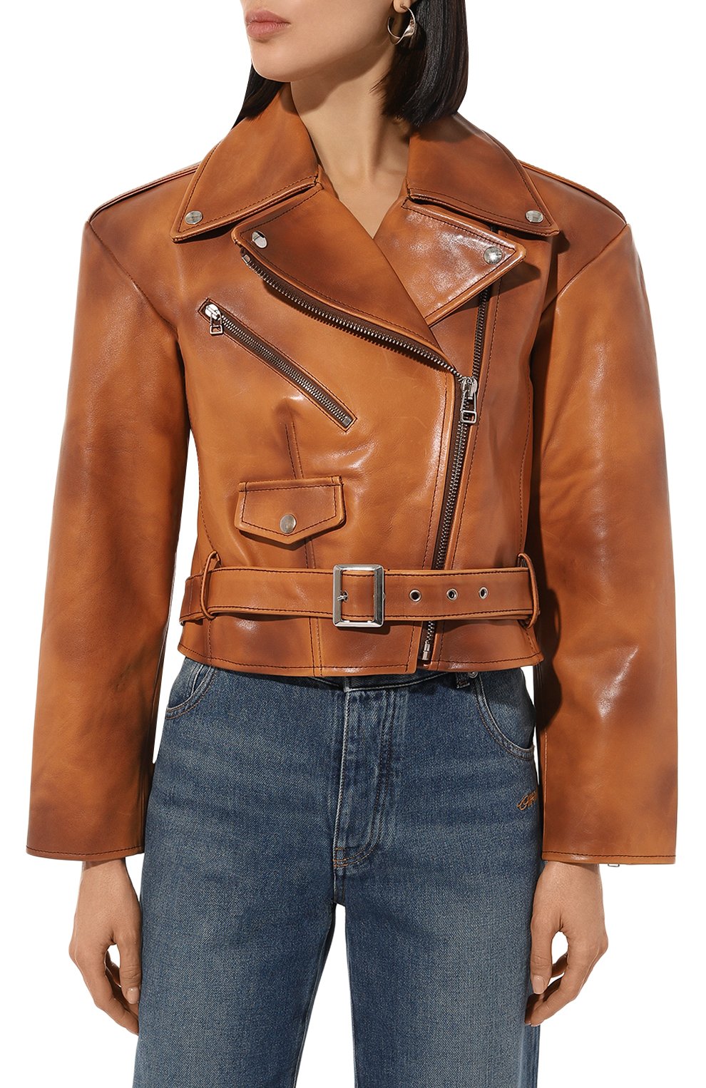 Кожаная куртка GIUSEPPE DI MORABITO, арт. 03PFJA078P 03339, фото 3