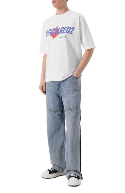 Мужская хлопковая футболка DSQUARED2, арт. S74GD1556/D20106