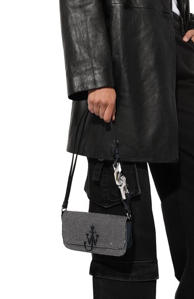 Сумка anchor JW ANDERSON черного цвета по цене 123000 руб., арт. HB0530-FA0274, фото 2 Сумка anchor JW ANDERSON, арт. HB0530-FA0274, фото 2