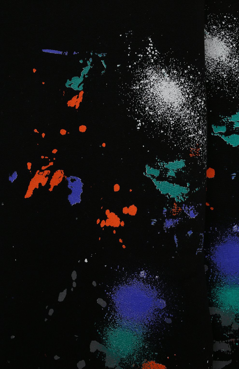 Хлопковое худи MSGM KIDS черного цвета по цене 13350 руб., арт. MS029275, фото 3 Хлопковое худи MSGM KIDS, арт. MS029275, фото 3