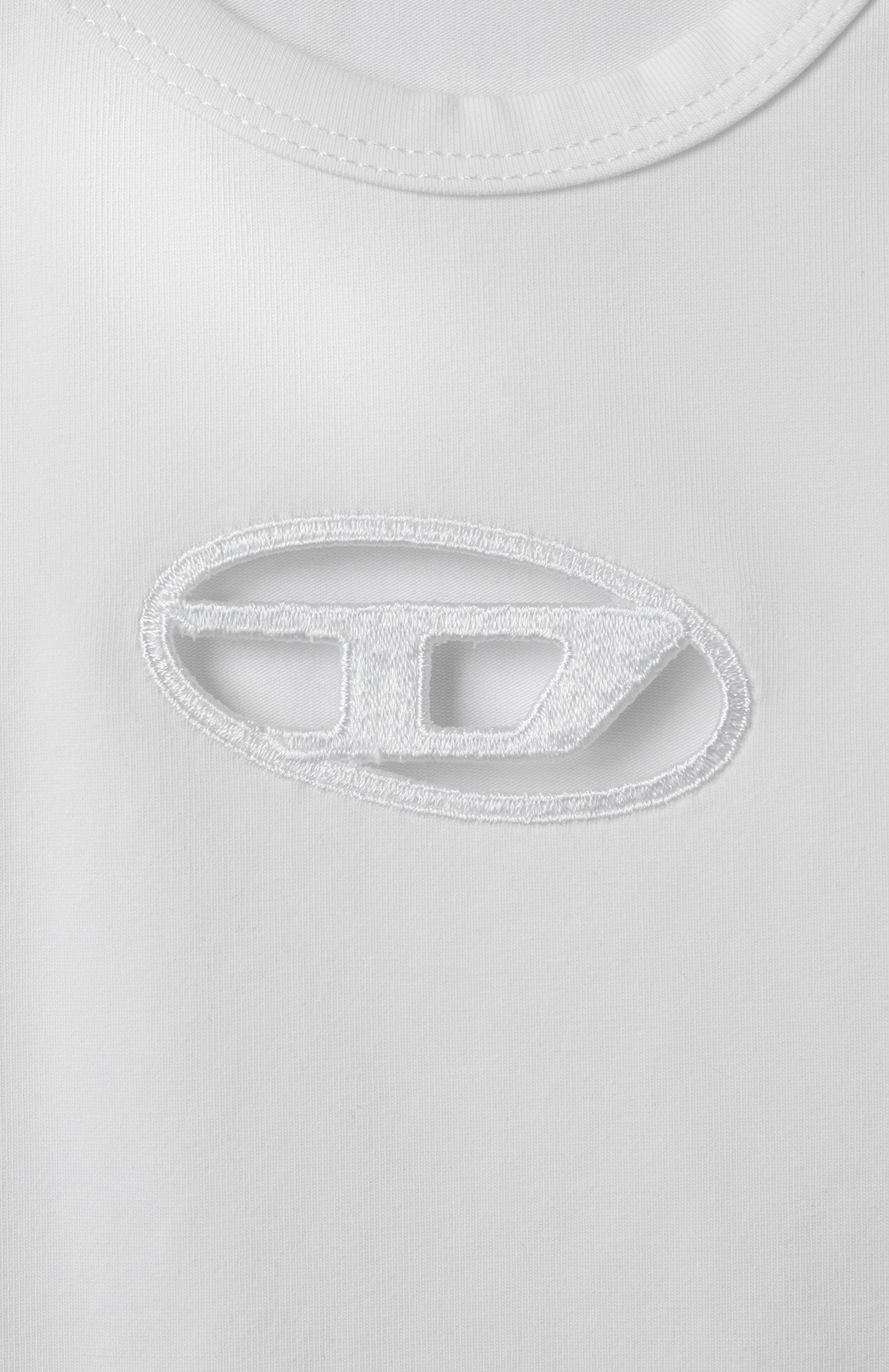 Хлопковая футболка DIESEL, арт. J01830/0AFAA, фото 3