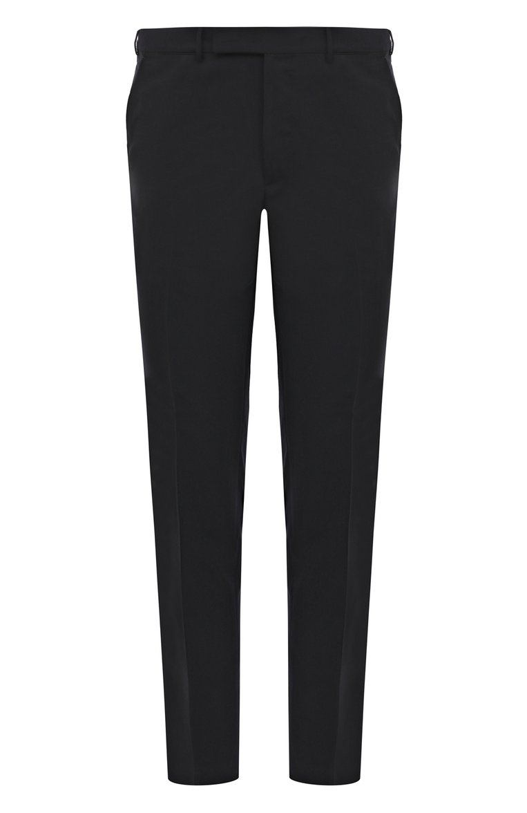 Мужские шерстяные брюки ZEGNA темно-синего цвета, арт. C27F08/75TB12 | Фото 1 (Длина (брюки, джинсы): Стандартные; Материал внешний: Шерсть; Случай: Повседневный; Стили: Кэжуэл; Автоматизация состава: Проставлено; Автоматизация ТО: Проставлено)