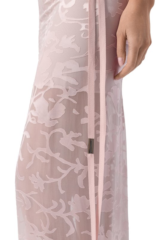 Юбка из вискозы и шелка Ann Demeulemeester B0010457/FA715 Розовый  B0010457/FA715 Фото 5