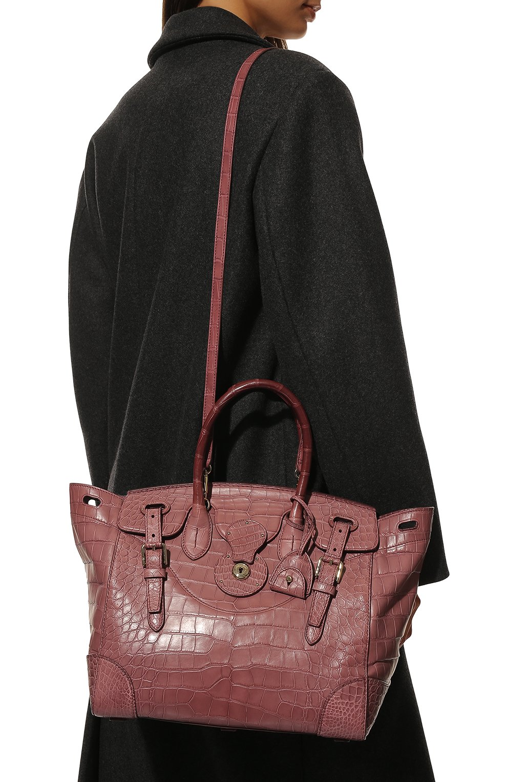 Сумка soft ricky 33 из кожи крокодила RALPH LAUREN, арт. 69H/IAQ73/RMALL, фото 2