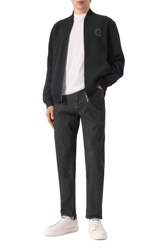 Хлопковая футболка Dolce & Gabbana G8JX7T/FU7EQ Белый  G8JX7T/FU7EQ Фото 2