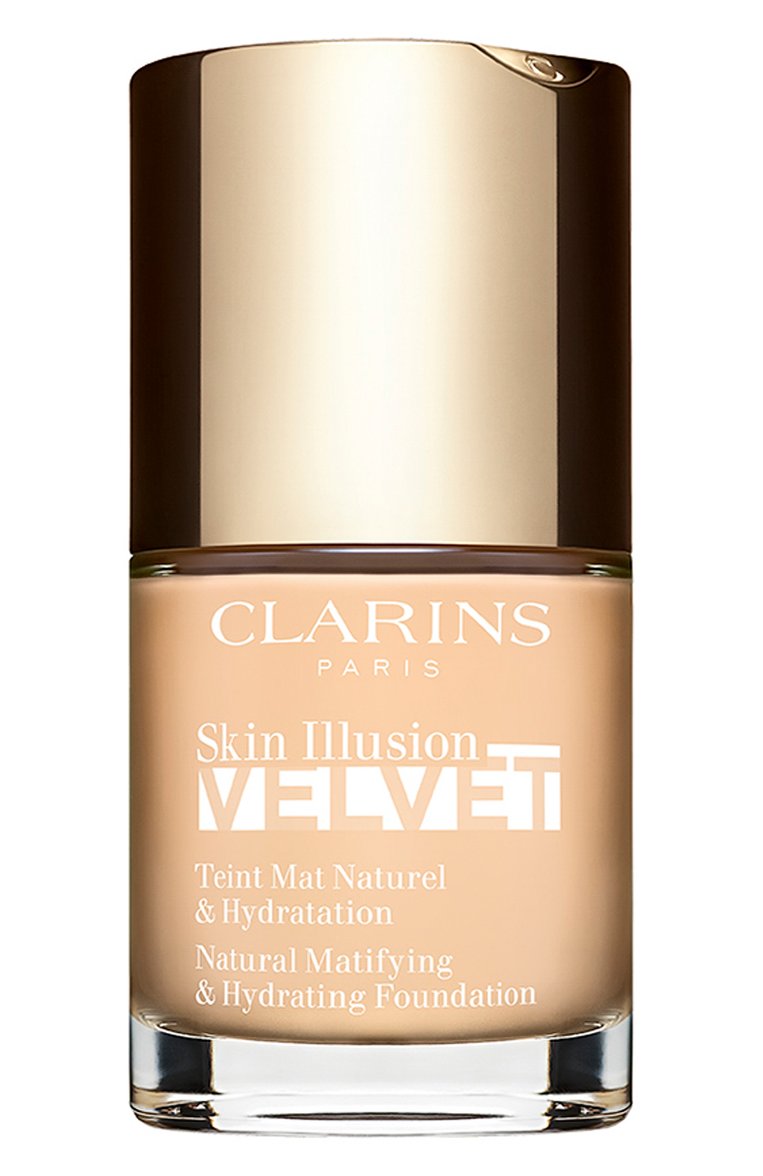 Увлажняющий тональный крем с матовым покрытием skin illusion velvet, 100.3n shell (30ml) CLARINS  цвета, арт. 80079985 | Фото 1 (Региональные ограничения белый список (Axapta Mercury): Не проставлено; Нос: Не проставлено; Финишное покрытие: Матовый; SPF фильтр: Минимальный (0-5))