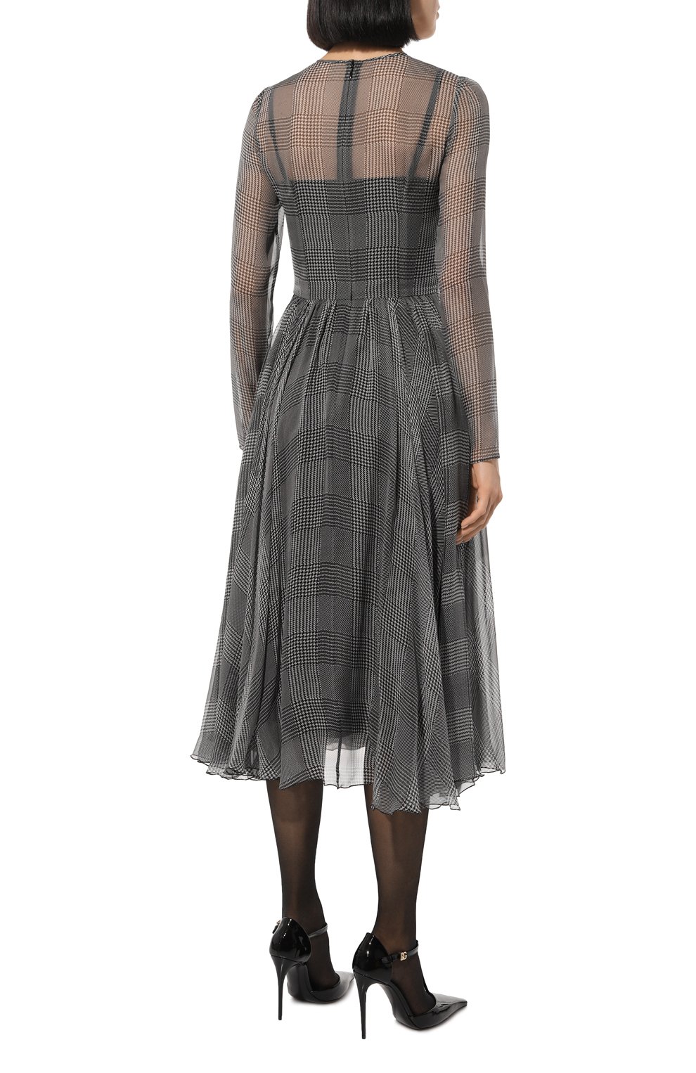 Шелковое платье DOLCE & GABBANA, арт. F6JGNT/IS1WD, фото 4