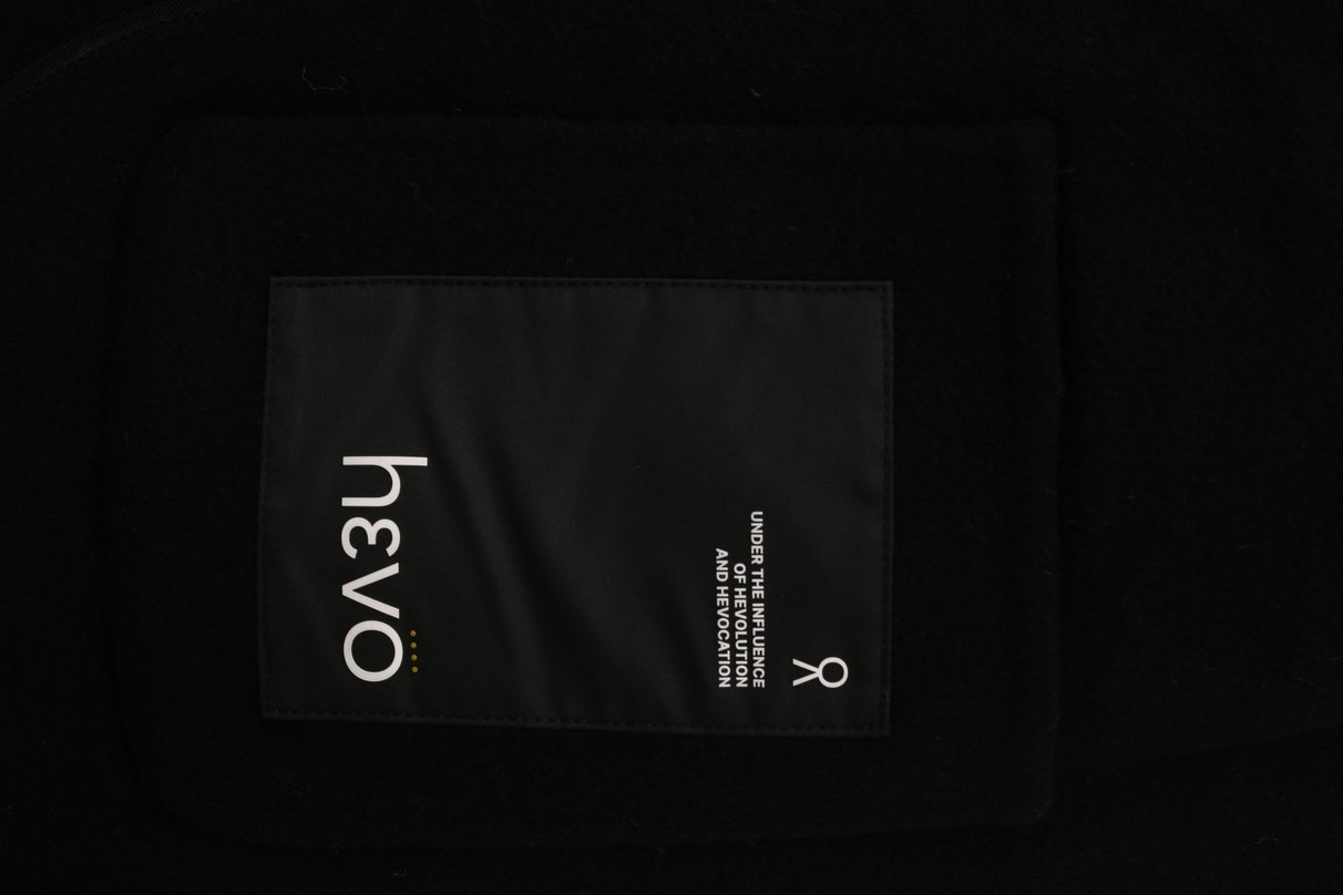 Шерстяное пальто Hevo CASSAN0 DRU 0/G700 Чёрный  CASSAN0 DRU 0/G700 Фото 6