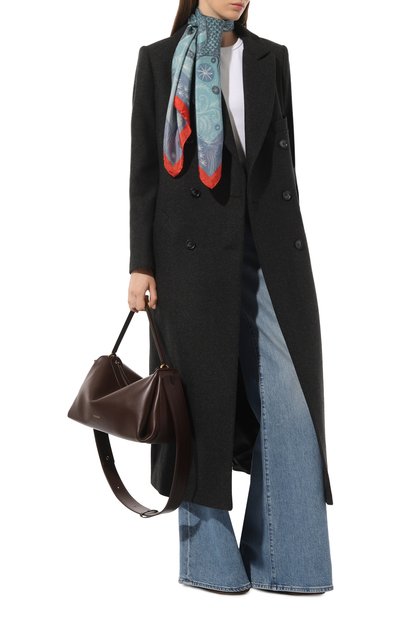 Шелковый платок дракон GOURJI, арт. T27DRBL7R/1, фото 2