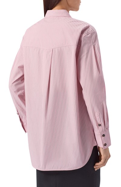 Хлопковая рубашка GANNI, арт. A1040070, фото 4