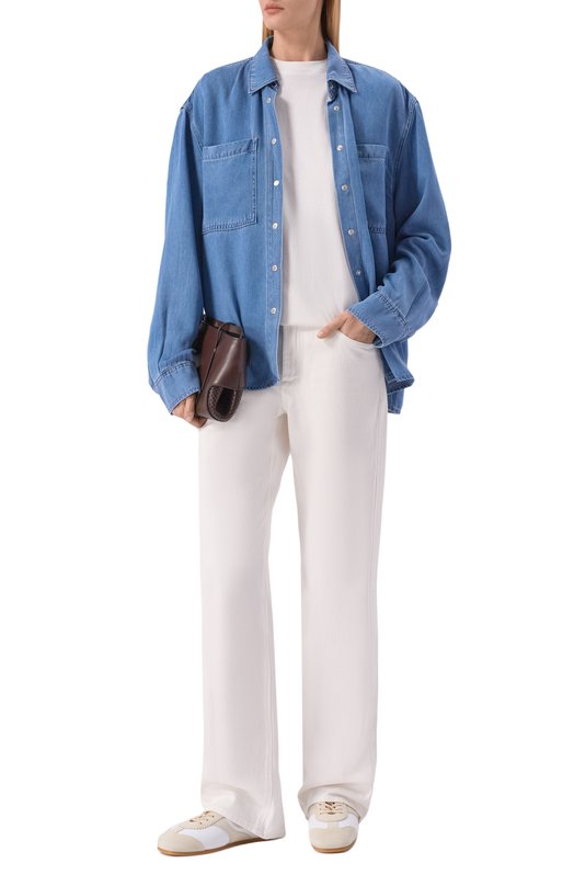 Джинсовая рубашка Military 7 For All Mankind 7U1L0010-3C3 Голубой  7U1L0010-3C3 Фото 2