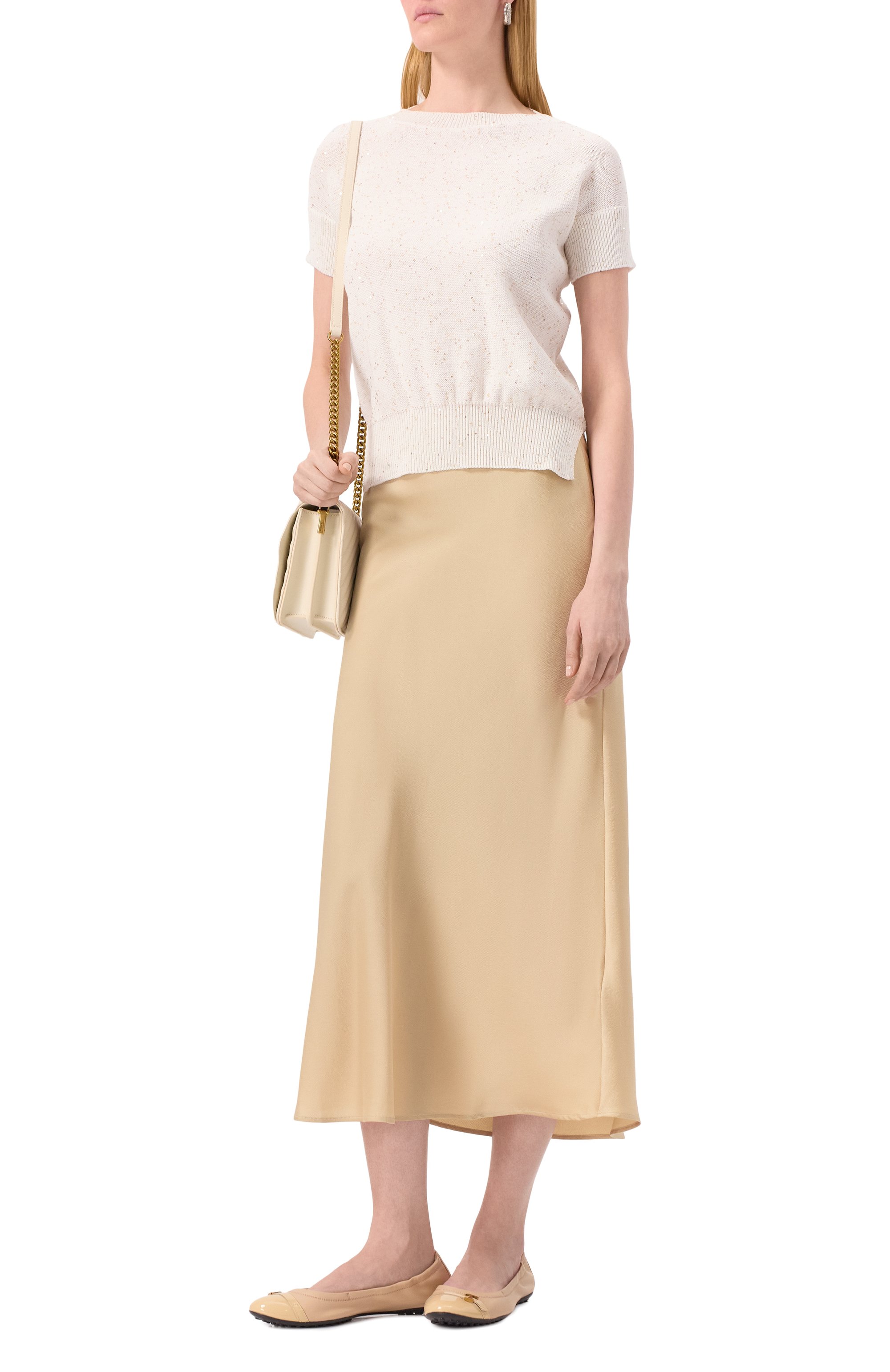 Хлопковый пуловер LORENA ANTONIAZZI, арт. P25124TM29A/3049, фото 2