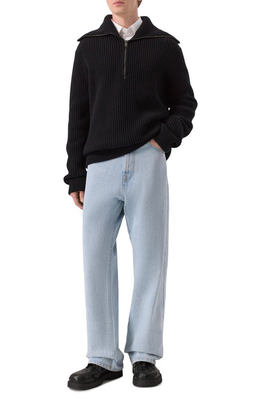 Кожаные ботинки Haddock Bottega Veneta 837876/V2WTA Чёрный  837876/V2WTA Фото 2