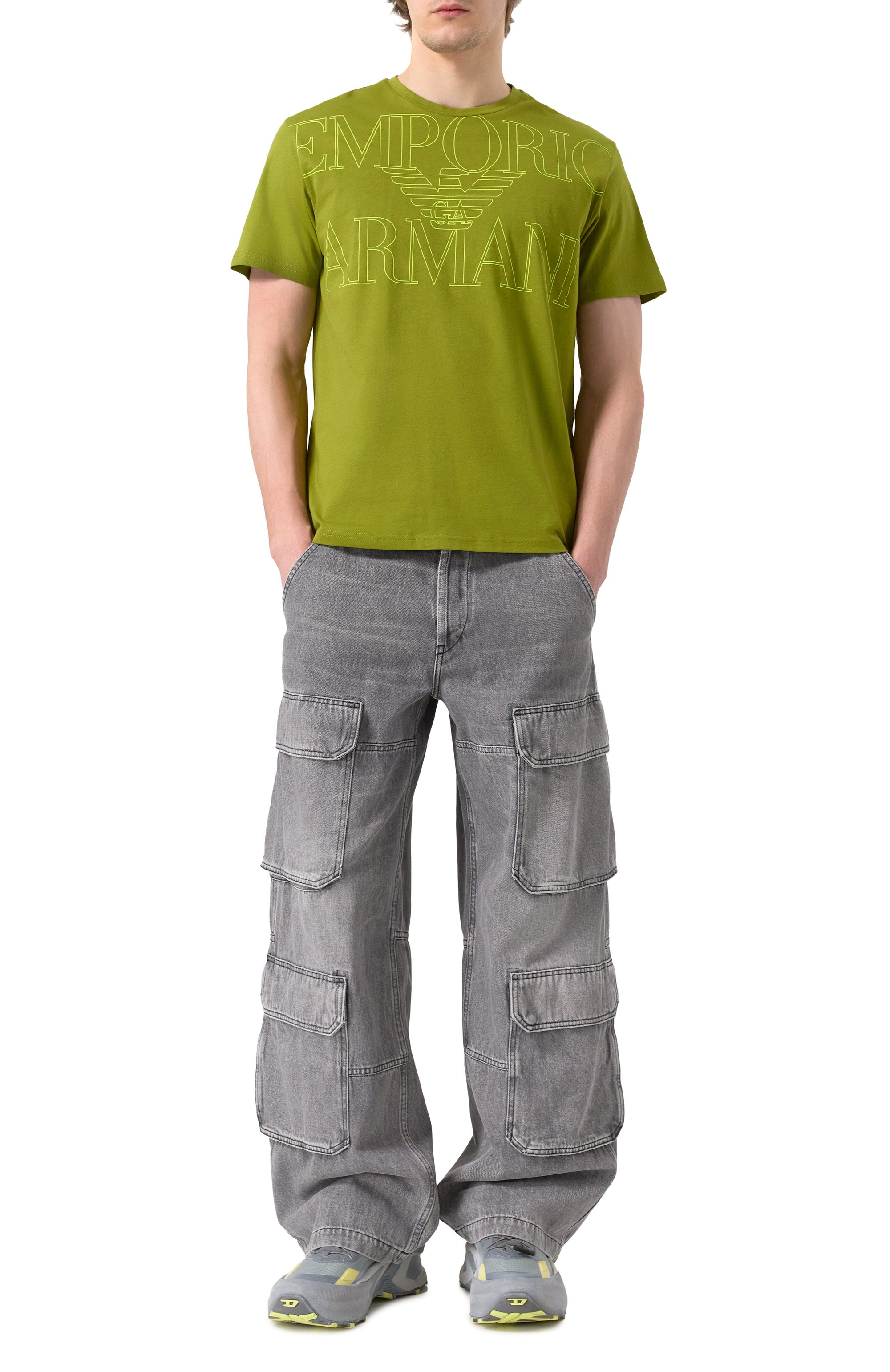 Текстильные кроссовки d-cage DIESEL, арт. Y03444/P8140, фото 2