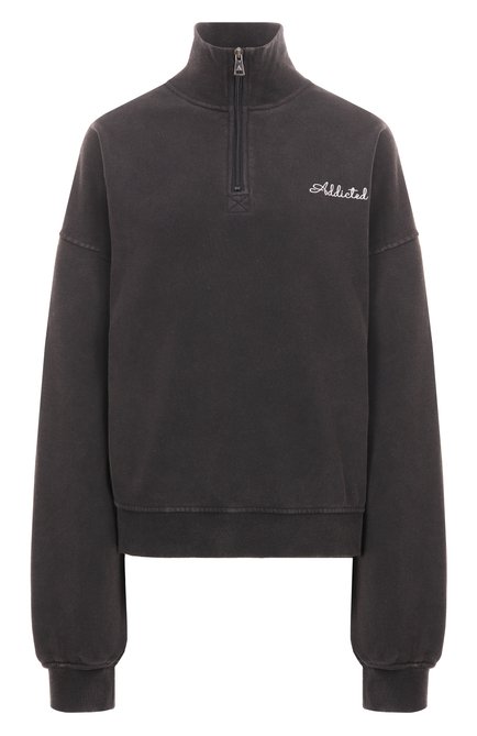 Женский свитшот из хлопка и шерсти ADDICTED, арт. FT2401.1