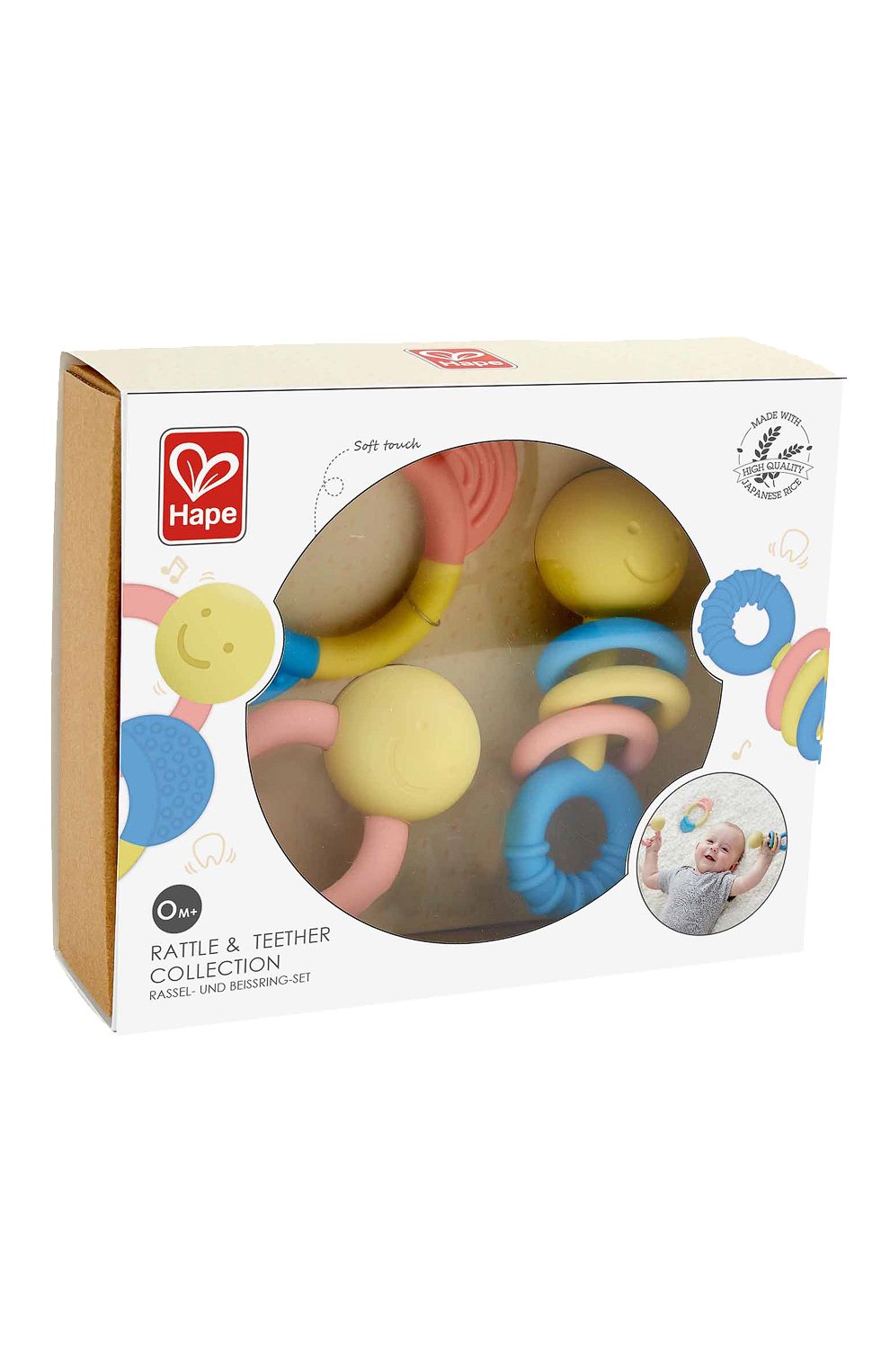 Погремушки-прорезыватели улыбка HAPE, арт. E0027_HP, фото 2
