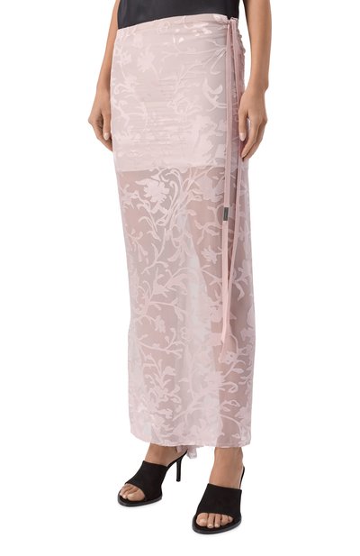 Юбка из вискозы и шелка ANN DEMEULEMEESTER, арт. B0010457/FA715, фото 3