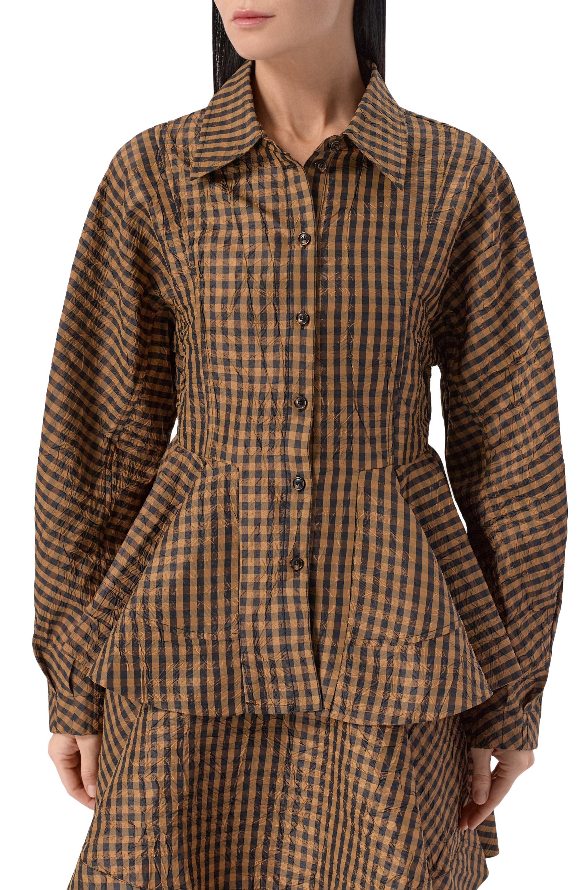 Рубашка GANNI, арт. A1040054, фото 3