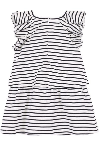 Хлопковое платье в полоску CHLOÉ, арт. C02181/3M-18M, фото 2