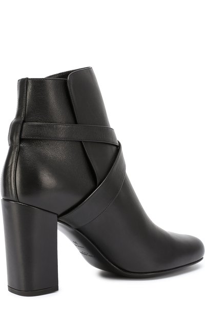 Кожаные ботильоны babies с ремешками SAINT LAURENT, арт. 447330/CY500, фото 5