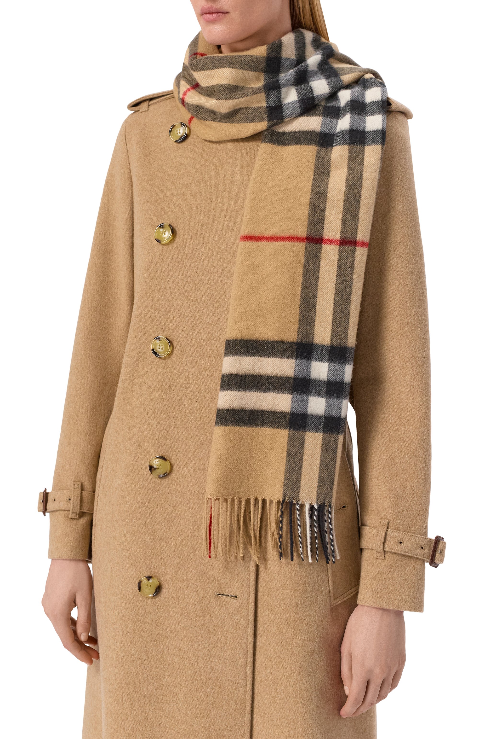 Кашемировый шарф BURBERRY, арт. 8076576, фото 2