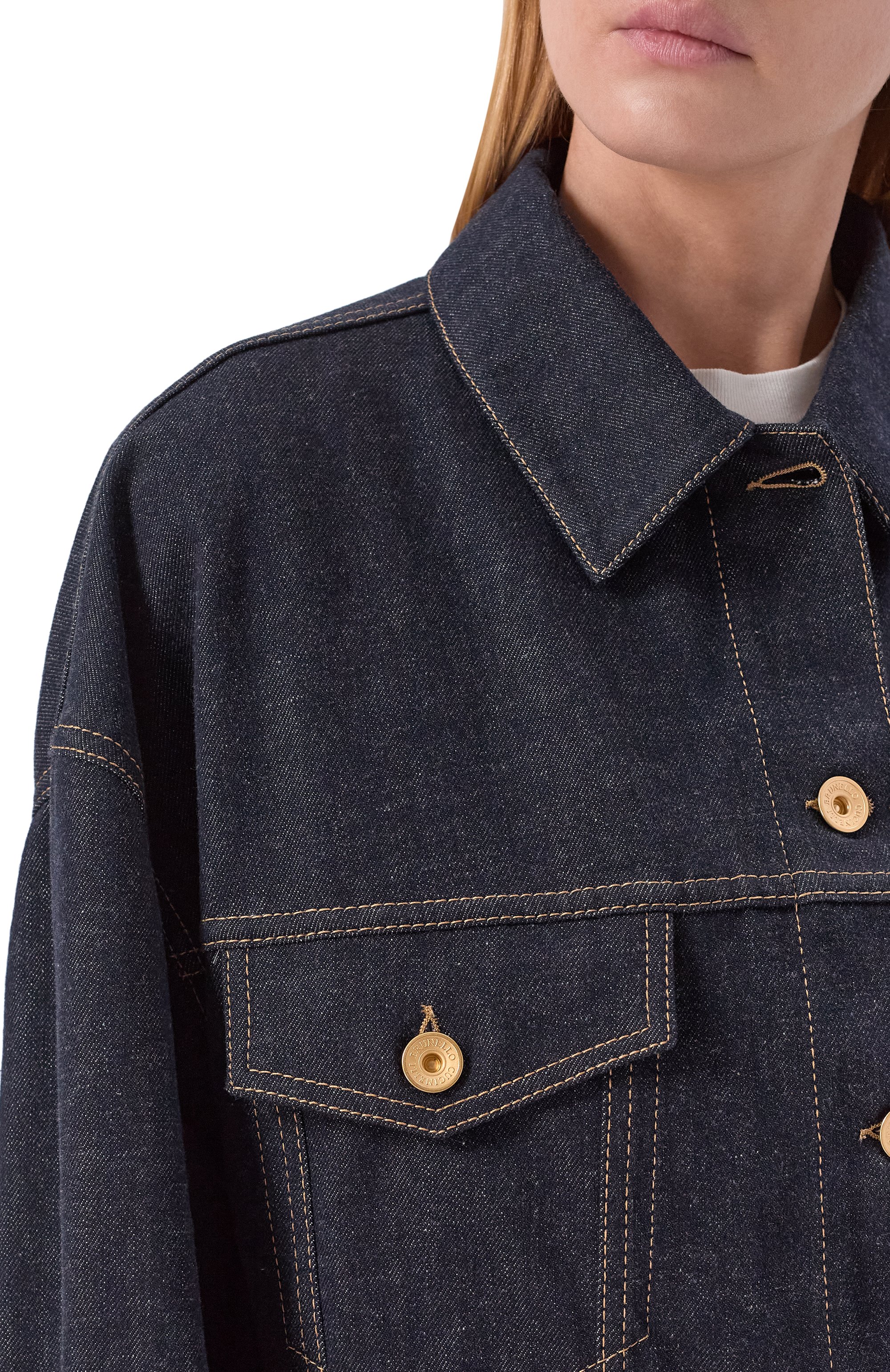 Джинсовая куртка BRUNELLO CUCINELLI, арт. ML1347672, фото 5