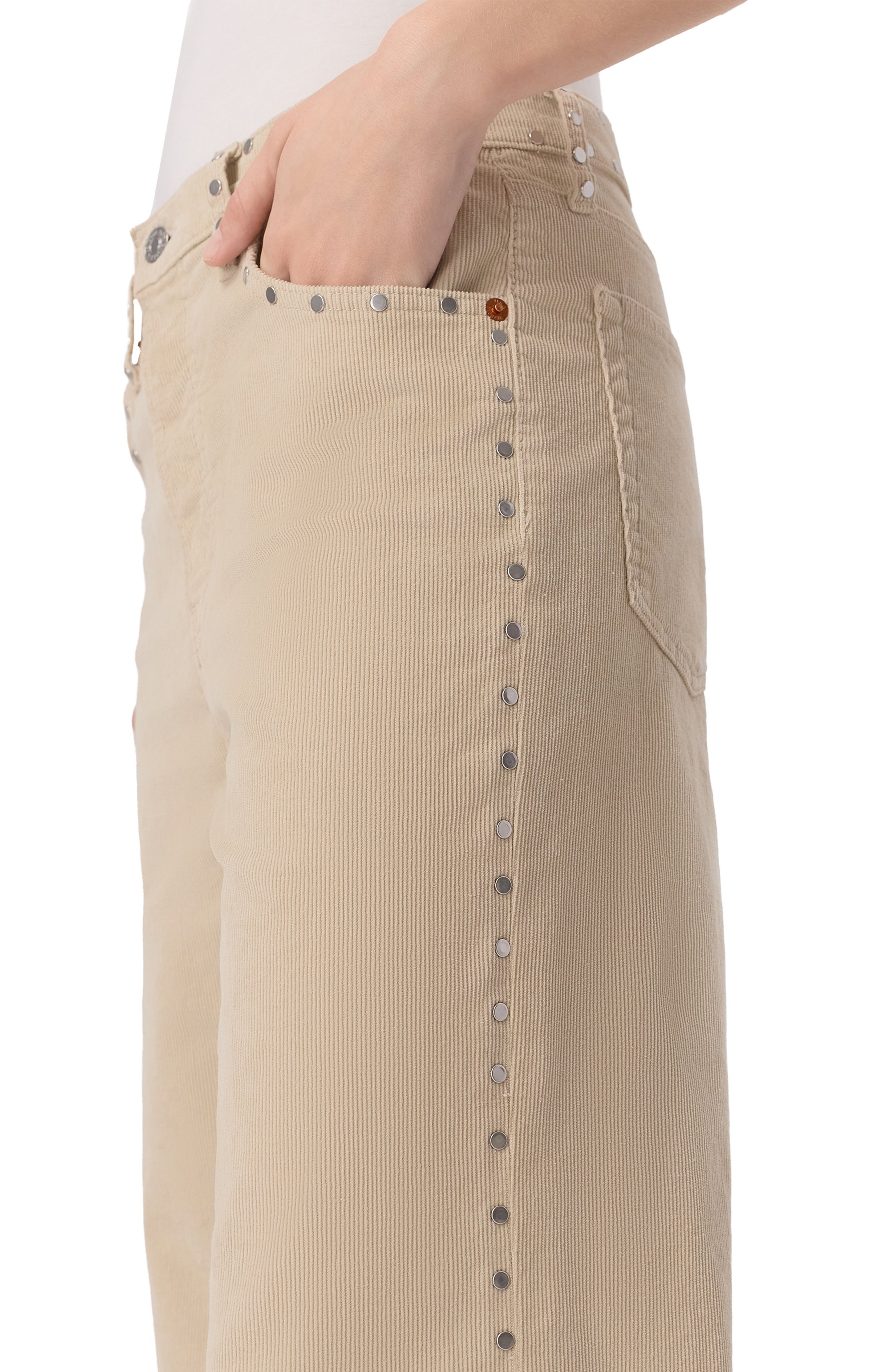 Вельветовые брюки RE/DONE, арт. 546-03WHRWDLG, фото 5