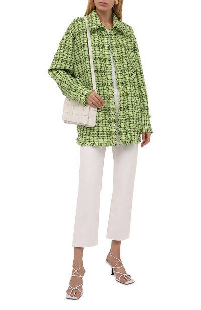 Хлопковая рубашка MSGM, арт. 3141MDE18 217624, фото 2