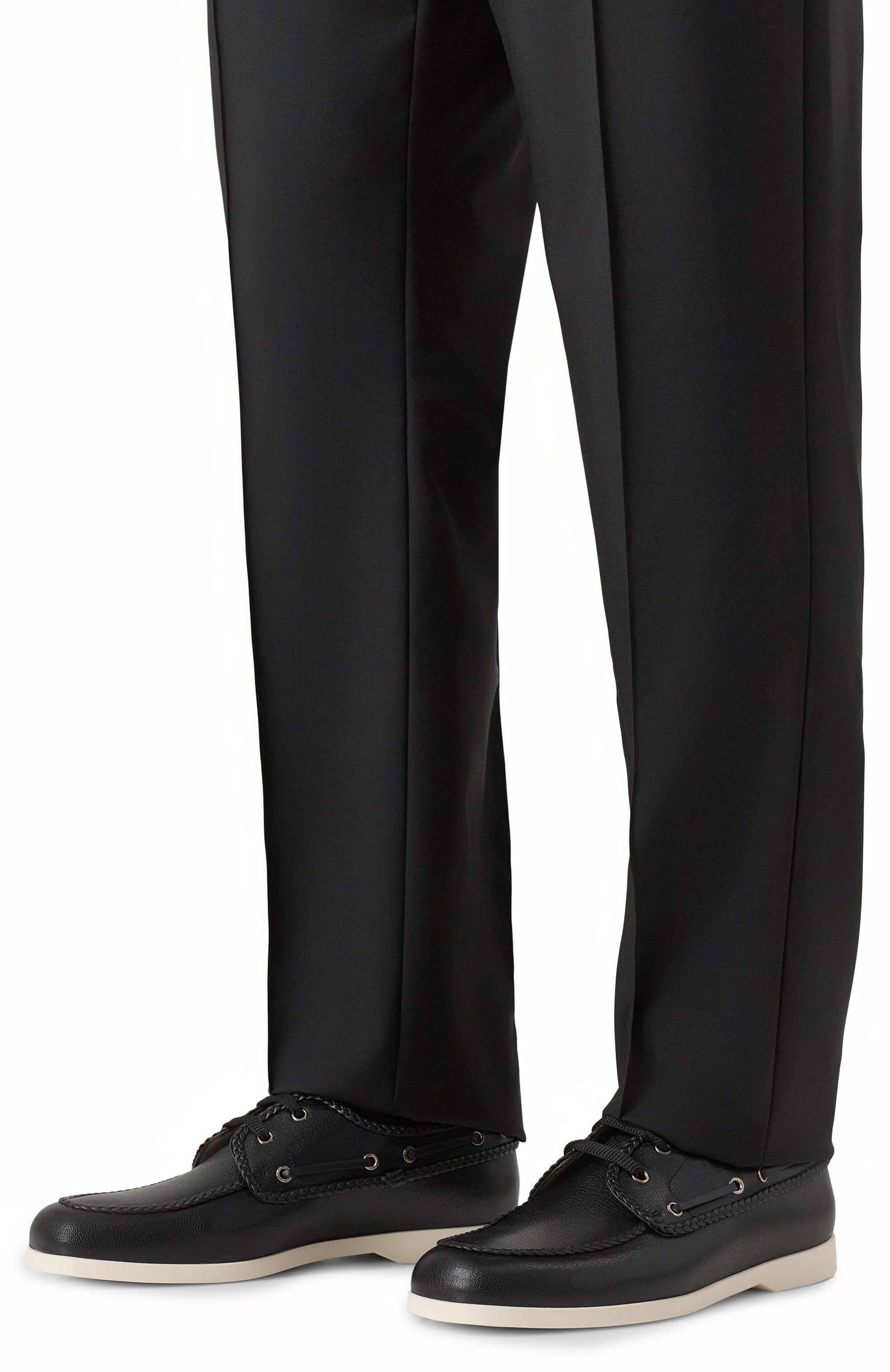 Кожаные топсайдеры palm avenue VALENTINO, арт. 7Y2S0J38/HCL, фото 3