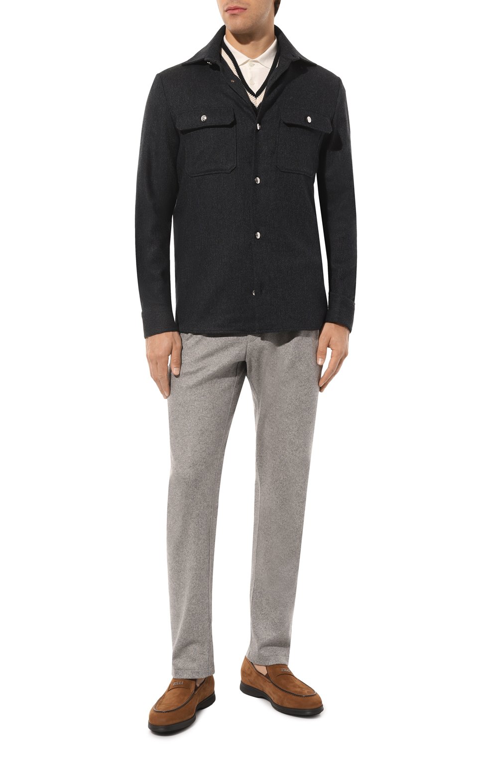 Куртка-рубашка из шерсти и кашемира MARCO PESCAROLO, арт. 0VER/4834, фото 2