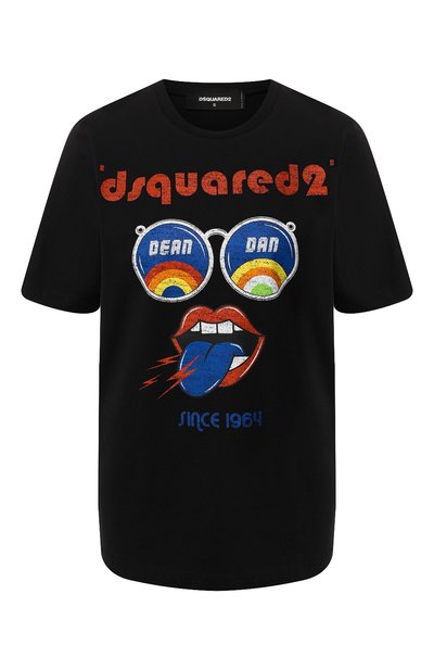 Женская хлопковая футболка DSQUARED2, арт. S72GD0235/S22844