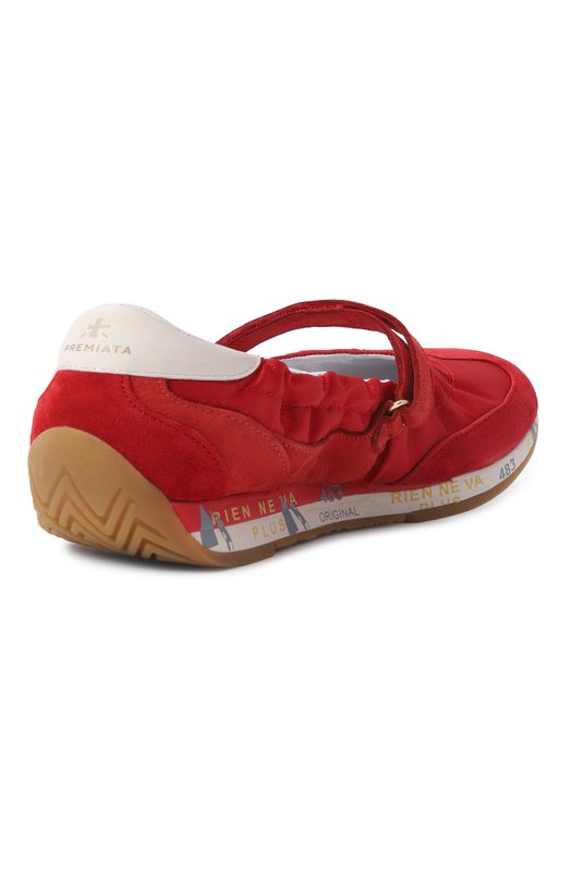 Комбинированные балетки Rina Premiata RINA/VAR 8291 Красный  RINA/VAR 8291 Фото 5