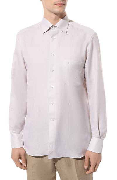 Рубашка из хлопка и льна STEFANO RICCI, арт. MC006892/R2561, фото 3