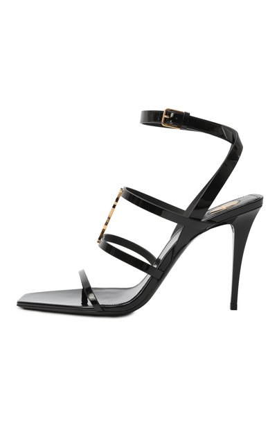 Кожаные босоножки cassandra 90 SAINT LAURENT, арт. 822791/1TVDD, фото 4