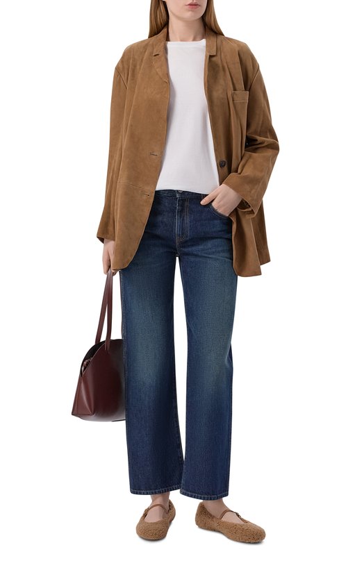 Текстильные балетки Gianvito Rossi G25312.05G0M.SKCCMCM Бежевый  G25312.05G0M.SKCCMCM Фото 3